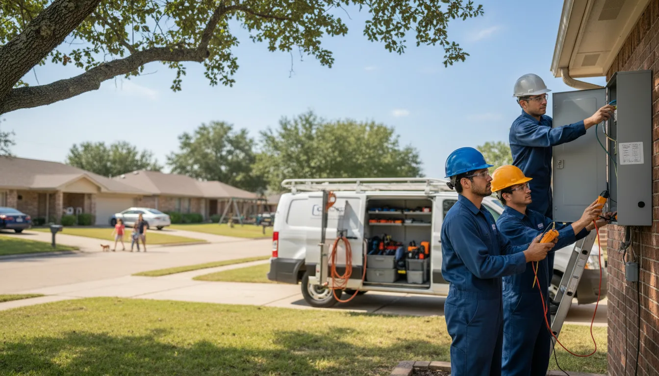 Certified electrician providing emergency electrical services in Delmont, SD